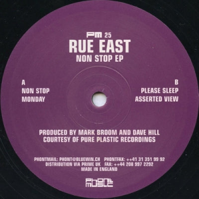 RUE EAST - Non Stop EP