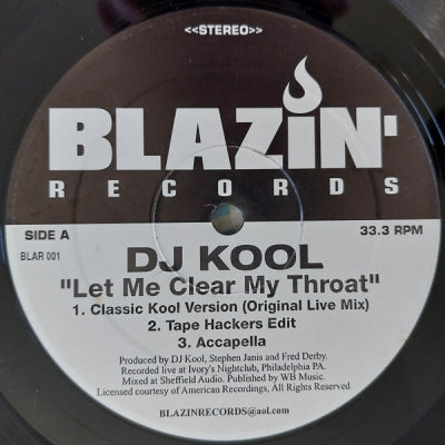 DJ KOOL - Let Me Clear My Throat