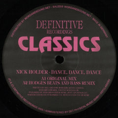 NICK HOLDER - Dance, Dance, Dance
