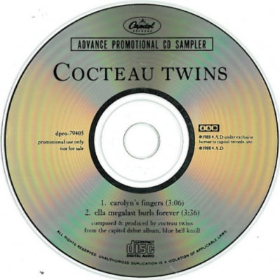 COCTEAU TWINS - Carolyn's Fingers