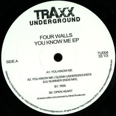 FOUR WALLS - You Know Me EP