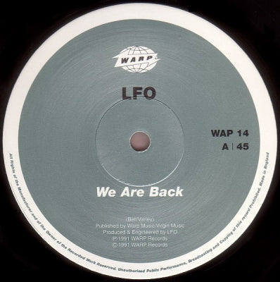 LFO - We Are Back / Nurture