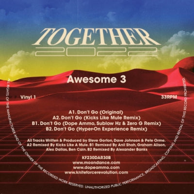 AWESOME 3 - Don't Go
