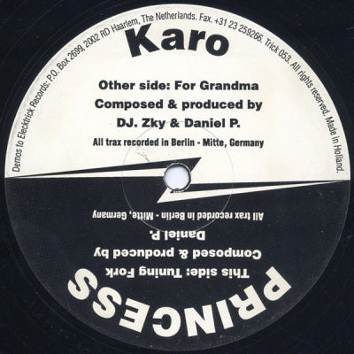 KARO / PRINCESS - For Grandma / Tuning Fork