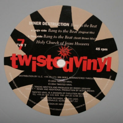 INNER DESTRUCTION - Bang To The Beat / Holy Church Of Jesus Hoovers