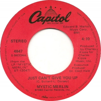 MYSTIC MERLIN - Just Can't Give You Up