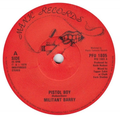 MILITANT BARRY - Pistol Boy