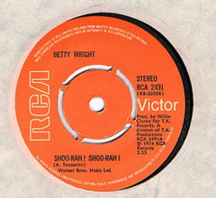 BETTY WRIGHT - Shoorah! Shoorah! / Tonight Is The Night