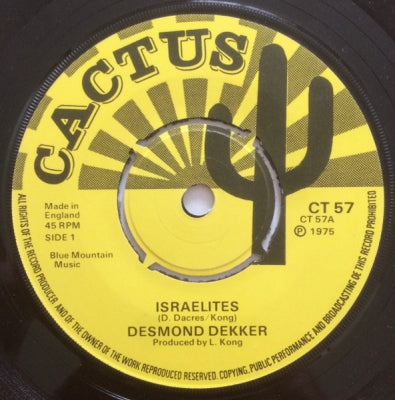 DESMOND DEKKER - Israelites / Sugar Dumpling