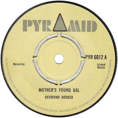 DESMOND DEKKER / SOUL BROS. - Mother's Young Gal / Confucious