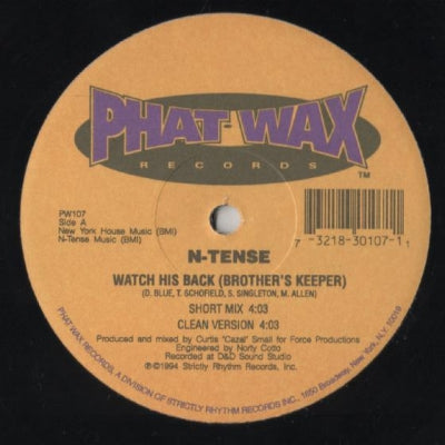N-TENSE - Watch His Back (Brother's Keeper)