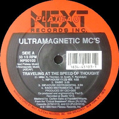 ULTRAMAGNETIC MC'S - Traveling At The Speed Of Thought / A Chorus Line