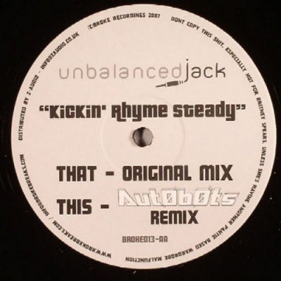 UNBALANCED JACK - Kickin Rhyme Steady