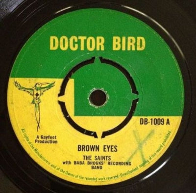 THE SAINTS WITH BABA BROOKS' RECORDING BAND* / BABA BROOKS AND HIS RECORDING BAND - Brown Eyes / King Size