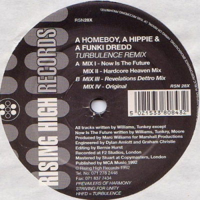 A HOMEBOY, A HIPPIE & A FUNKI DREDD - Turbulence Remix