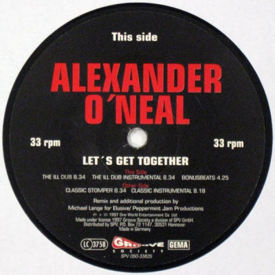 ALEXANDER O'NEAL  - Let's Get Together