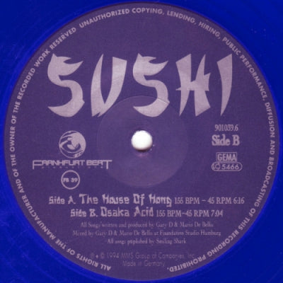 SUSHI - The House Of Hong / Osaka Acid