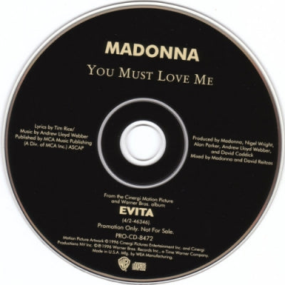 MADONNA - You Must Love Me