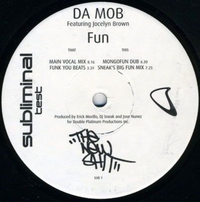 DA MOB FEATURING JOCELYN BROWN - Fun
