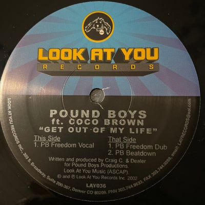 POUND BOYS FEATURING COCO BROWN - Get Out Of My Life