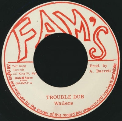 THE WAILERS - Trouble Dub / Dub Feeling