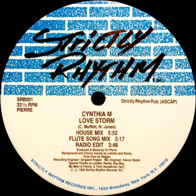CYNTHIA M - Love Storm