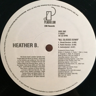 HEATHER B - All Glocks Down