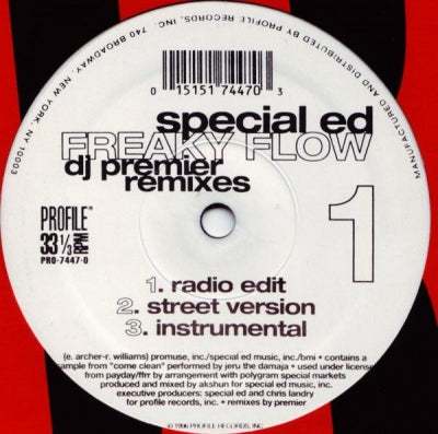 SPECIAL ED - Freaky Flow
