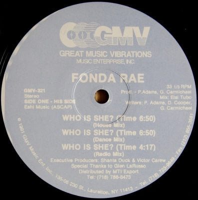 FONDA RAE - Who Is She?