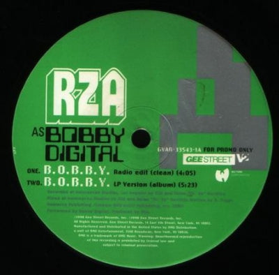 RZA AS BOBBY DIGITAL - B.O.B.B.Y. / Holocaust
