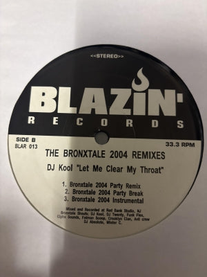 DJ KOOL - Let Me Clear My Throat (2004 Bronxtale Remixes)