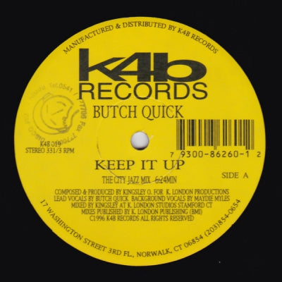 BUTCH QUICK - Keep It Up