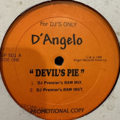D'ANGELO - Devil's Pie
