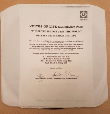 VOICES OF LIFE - The Word Is Love