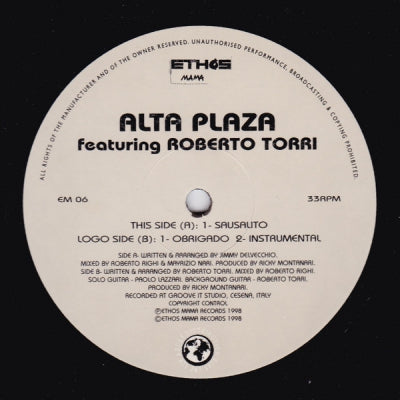 ALTA PLAZA FEATURING ROBERTO TORRI - Sausalito