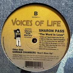 SHARON PASS / GORDON CHAMBERS - The Word Is Love / Don't Give Up