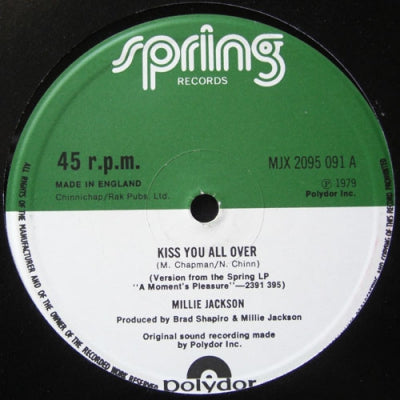 MILLIE JACKSON - Kiss You All Over / Once You've Had It