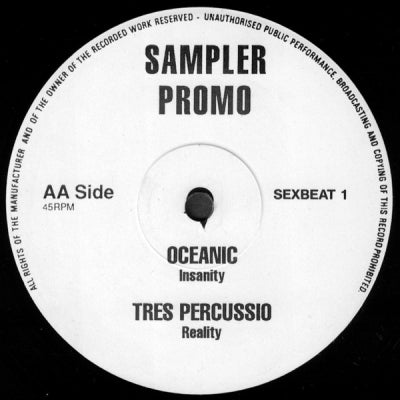 OCEANIC / TRES PERCUSSIO / SYSTEMS EXCLUSIVE - Sampler Promo