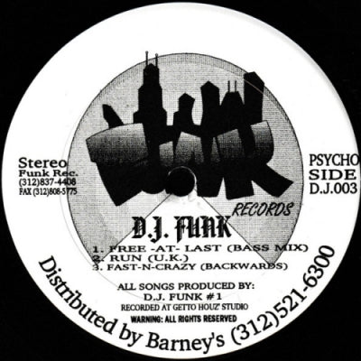 D.J. FUNK - Psycho Funk EP