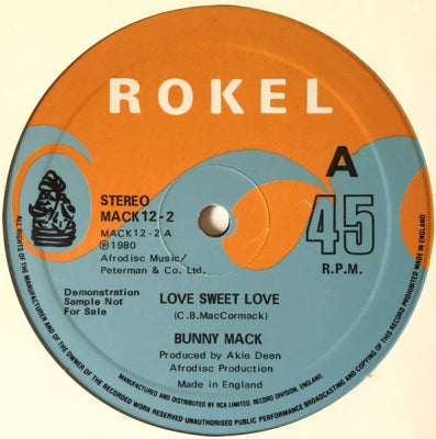 BUNNY MACK - Love Sweet Love