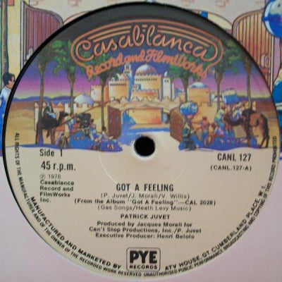 PATRICK JUVET - Got A Feeling