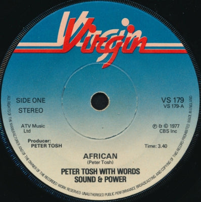 PETER TOSH WITH WORDS SOUND & POWER - African / Stepping Razor