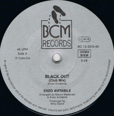ENZO AVITABILE - Black Out