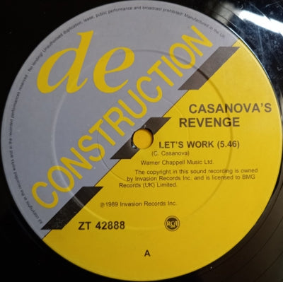 CASANOVA'S REVENGE - Let's Work