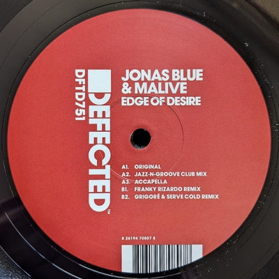 JONAS BLUE & MALIVE - Edge of Desire