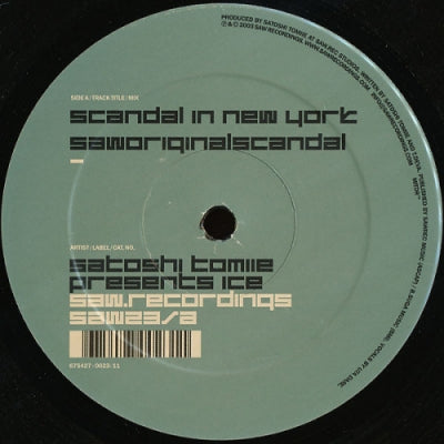 SATOSHI TOMIIE PRESENTS ICE - Scandal In New York