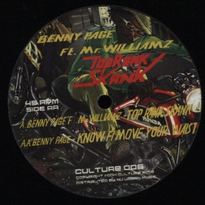 BENNY PAGE FT. MR. WILLIAMZ - Top Rank Skank / Know Fi Move Your Waist