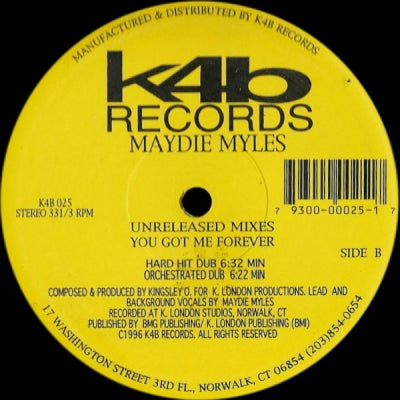 MAYDIE MYLES - You Got Me Forever