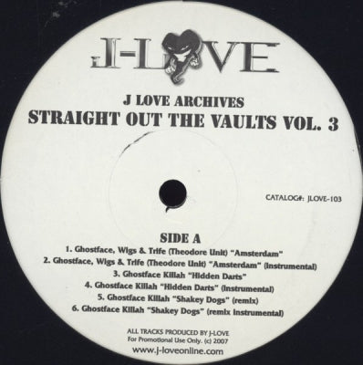 J-LOVE - J-Love Archives: Straight Out The Vaults Vol. 3