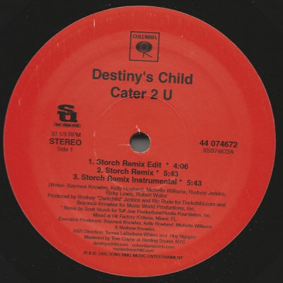 DESTINY'S CHILD - Cater 2 U (Remixes)